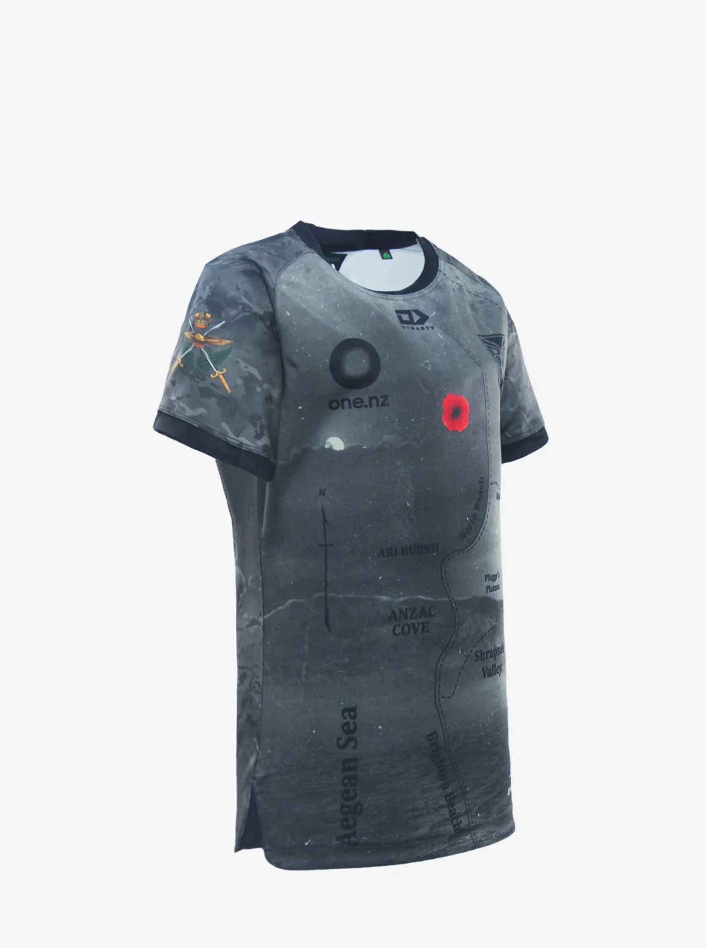 Dynasty Sports New Zealand Warriors-2025 New Zealand Warriors ANZAC Round Warm Up Tee Youth