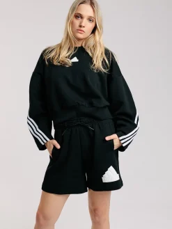 Women adidas Sportswear Hoodies & Crews-3 Stripes Sweatshirt