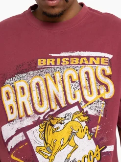 Mitchell & Ness Tees & Singlets-Abstract Tee Broncos