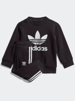 Kids adidas Originals Sets-Adicolor Crew Set Infants