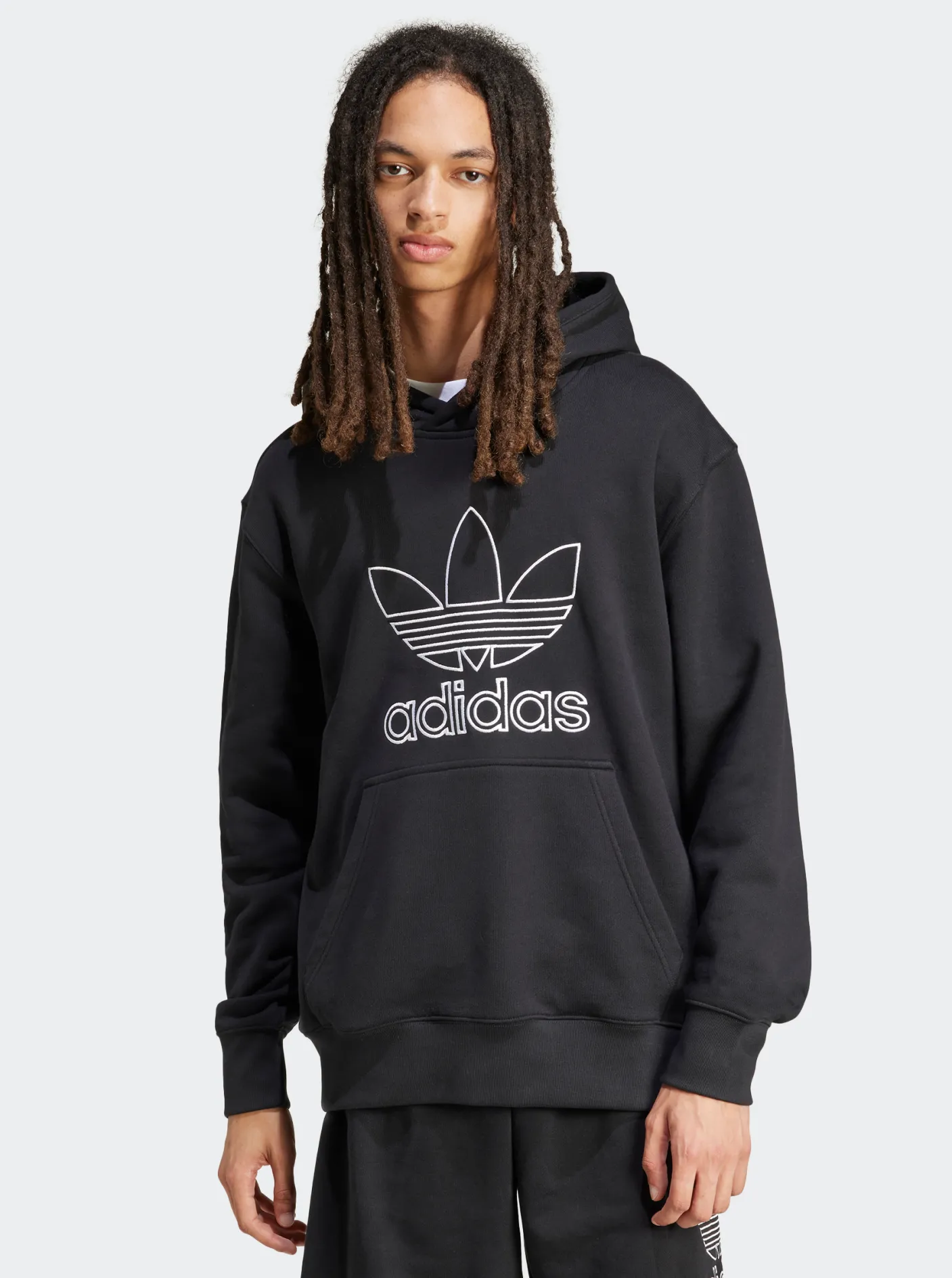 adidas Originals Hoodies & Crews-Adicolor Outline Trefoil Hoodie