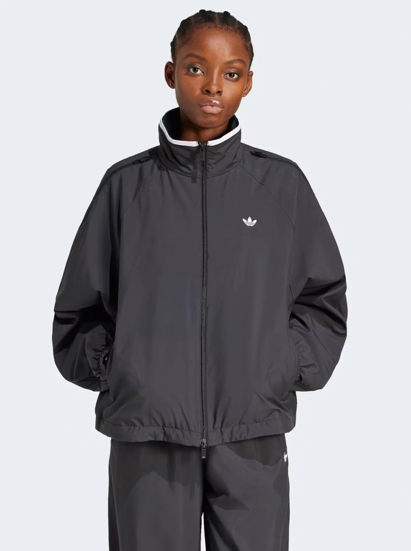 Women adidas Originals Jackets|Jackets & Vests-Adilenium Season 3 Zip Track Top