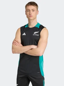 adidas Tees & Singlets-All Blacks Training Singlet