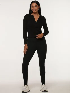 Women Lorna Jane Performance|Tights-All Day Lotus Thermal No Chafe Full Length Leggings
