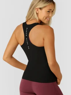 Women Lorna Jane Performance-Amy Fitted Active Rib Tank