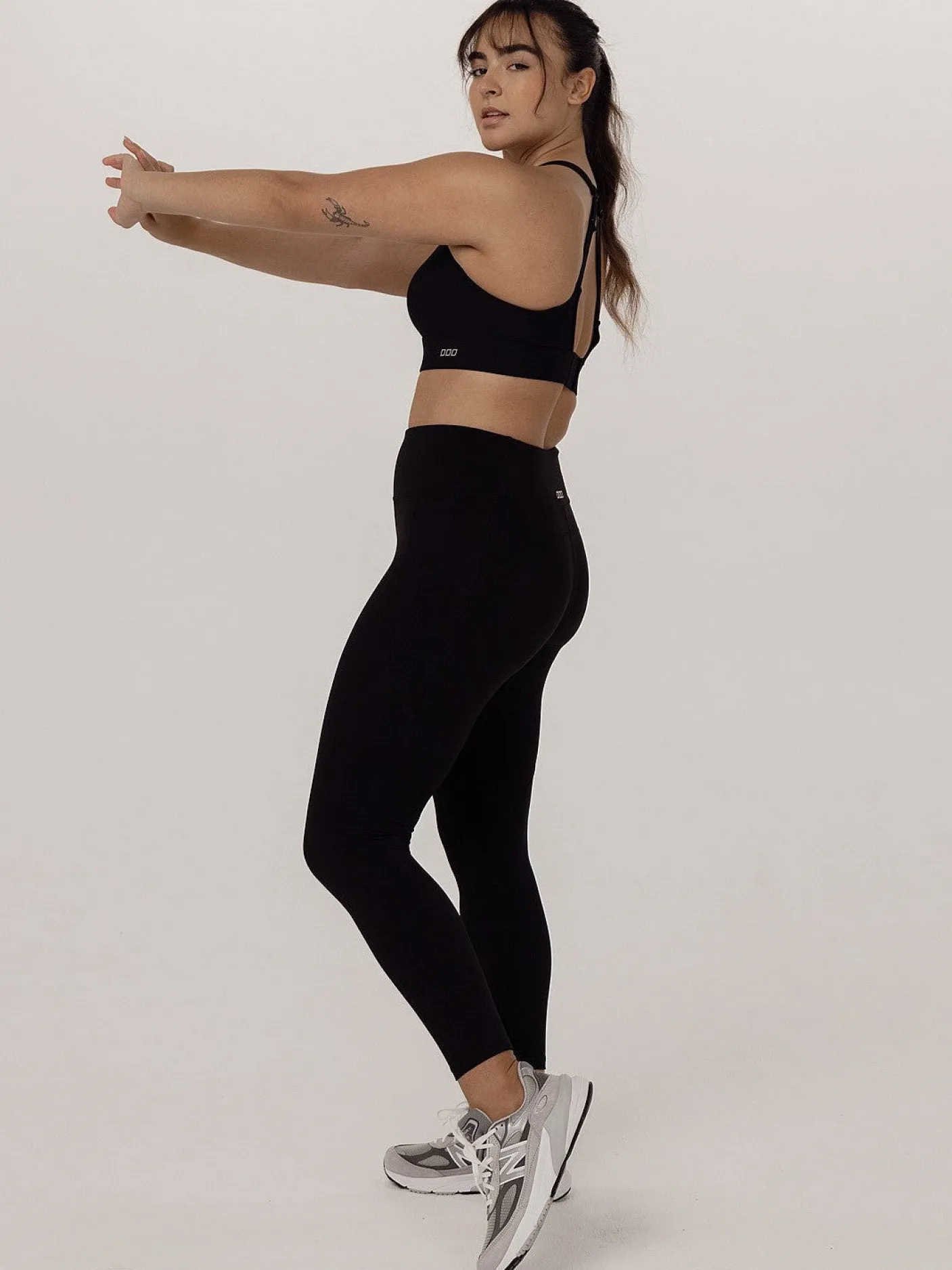 Women Lorna Jane Training|Tights-Amy Phone Pocket Ankle Biter Tech Leggings