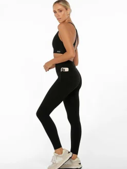 Women Lorna Jane Training|Performance-Amy Phone Pocket Full Length Tech Leggings