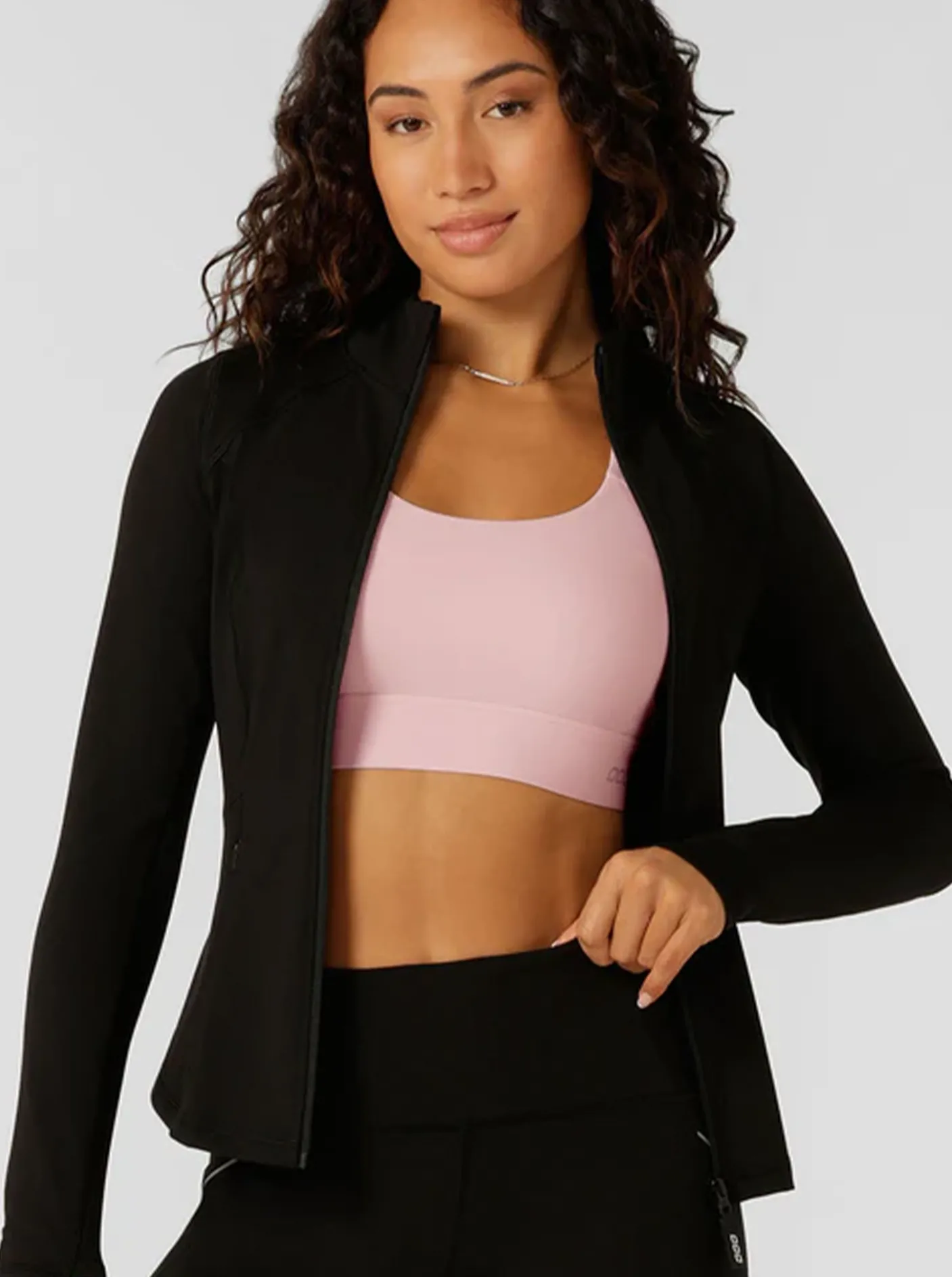 Women Lorna Jane Performance|Jackets & Vests-Amy Thermal Active Zip Through Jacket