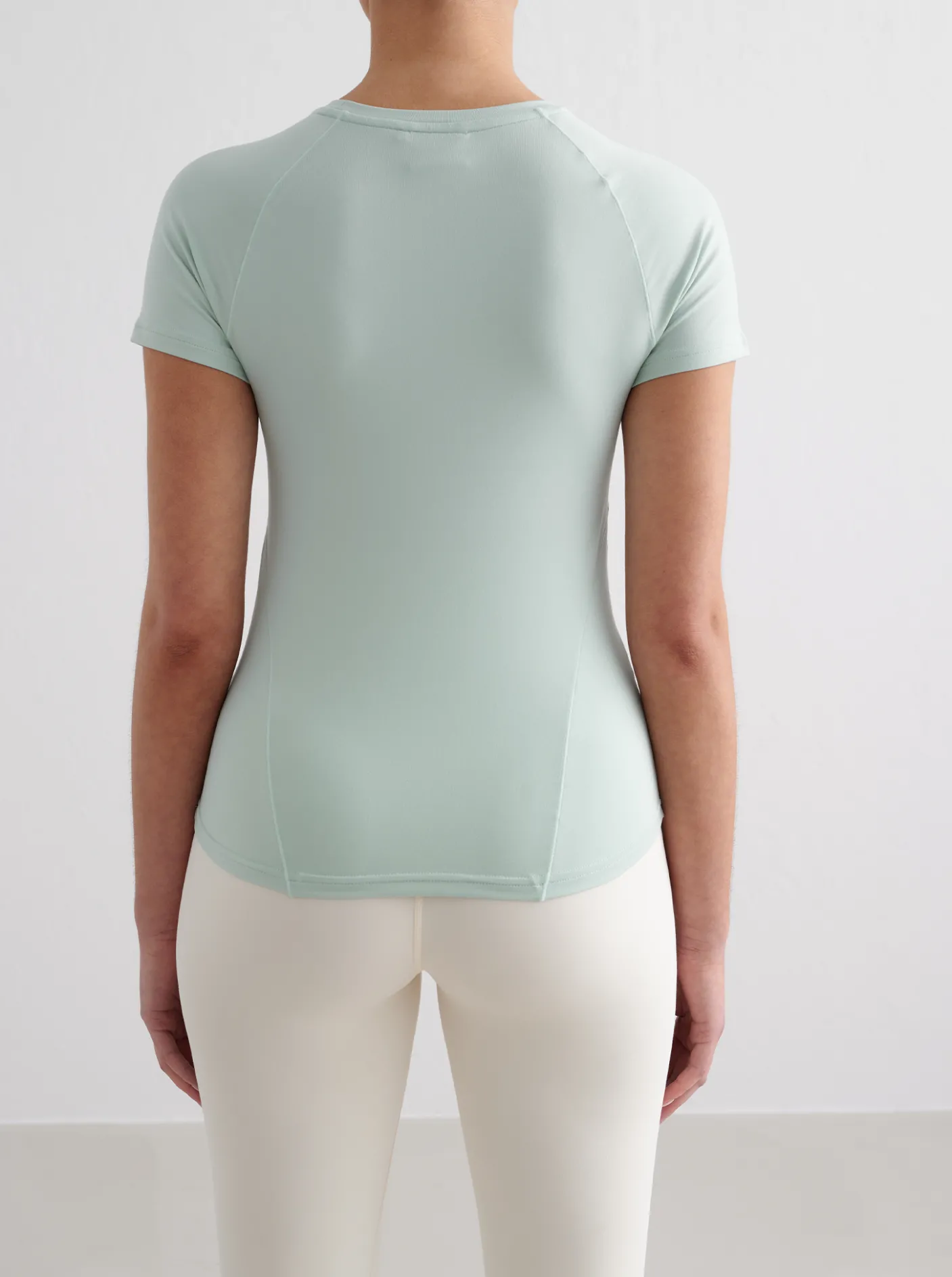 Women Aimn Running|Performance-Aqua Soft Basic Short Sleeve