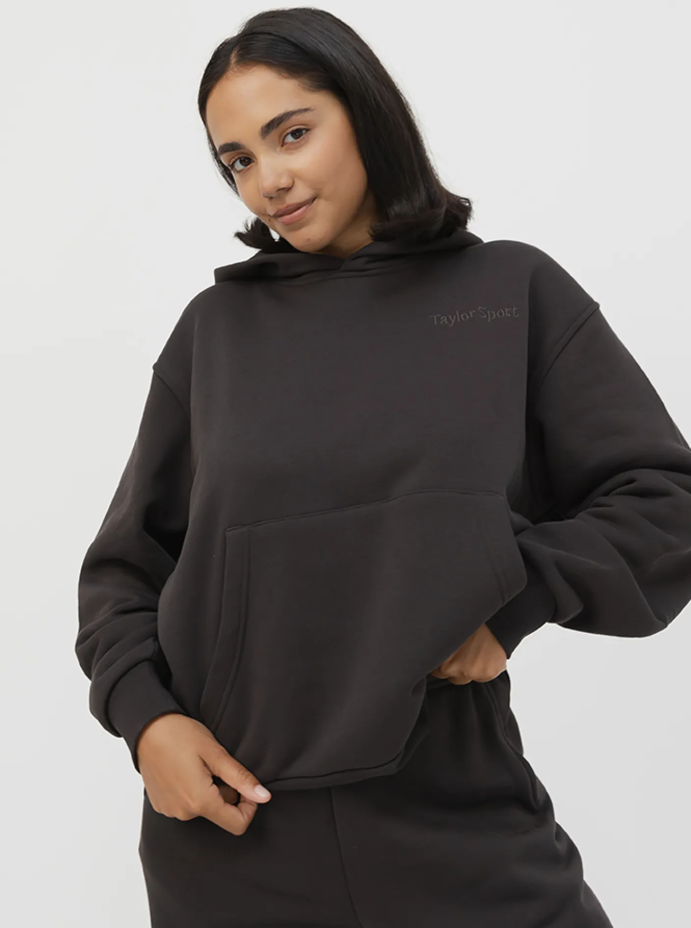 Women Taylor Sport Hoodies & Crews-Arch Hoodie In Pepper