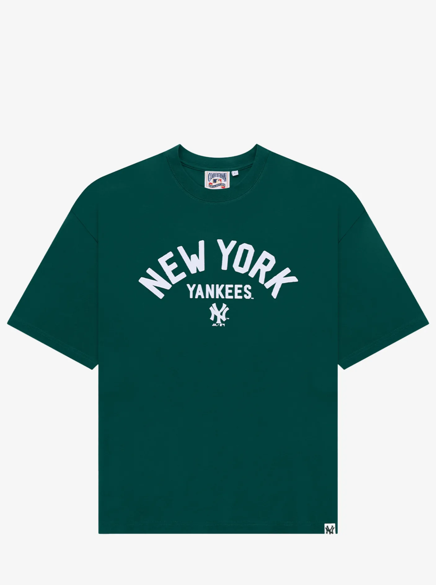 Majestic Tees & Singlets-Arch Vintage Yankees Tee
