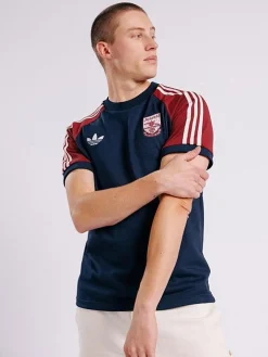 adidas Originals Tees & Singlets-Arsenal Adicolor Classics 3-Stripes Tee
