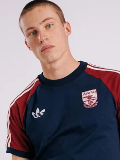 adidas Originals Tees & Singlets-Arsenal Adicolor Classics 3-Stripes Tee
