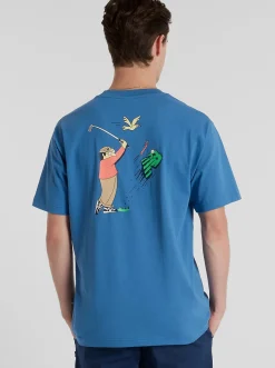 New Balance Tees & Singlets-Athletics Golf Cartoon T-Shirt