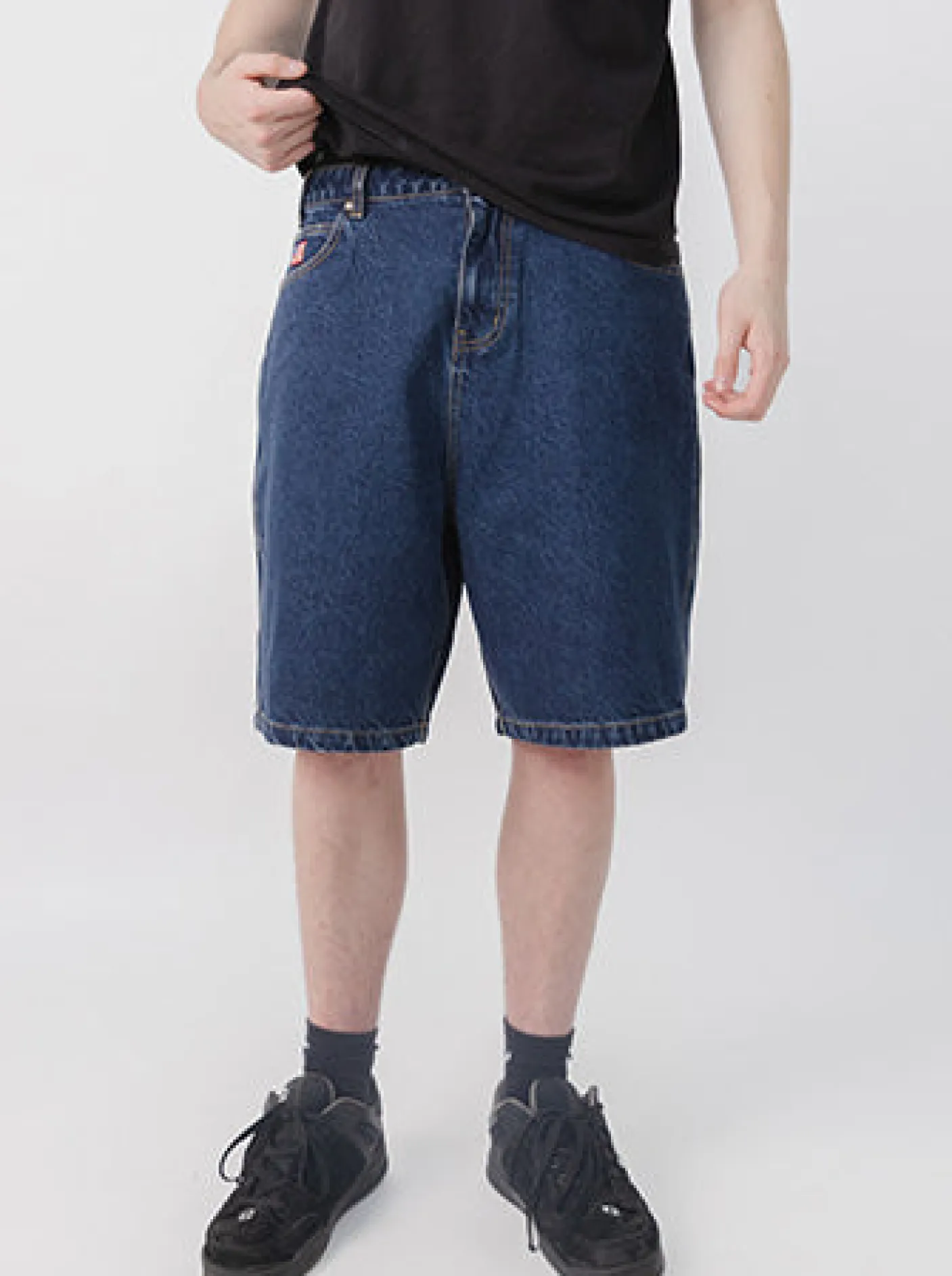 Women LAV Shorts|Shorts-Baggy Denim Shorts