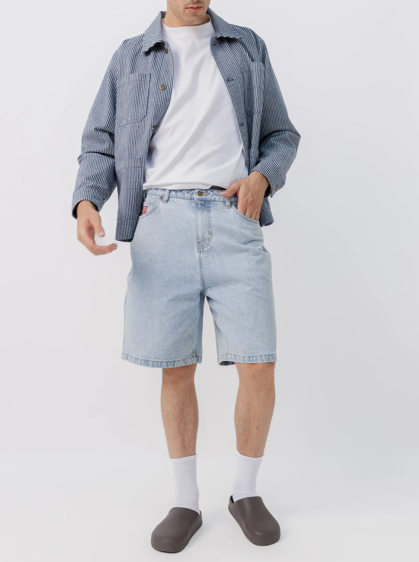 Women LAV Shorts|Shorts-Baggy Denim Shorts