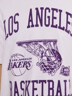 Mitchell & Ness Tees & Singlets-Basketball Tee Lakers Mens