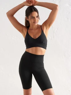 Women Aimn Performance|Shorts-Black Sense Biker Shorts