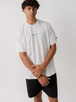 Pursuit of Happiness Tees & Singlets-Blur Logo Track Tee in White