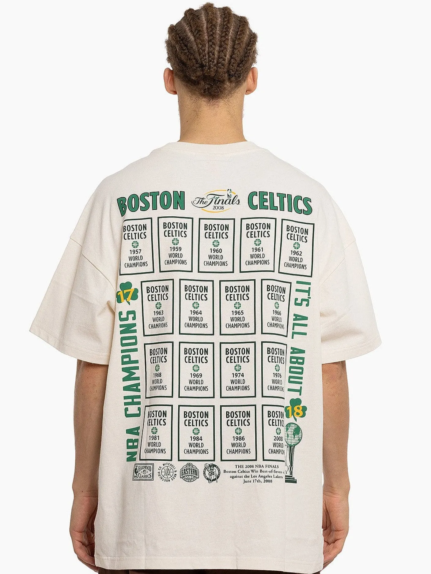 Mitchell & Ness Tees & Singlets-Boston Celtics History of Champions Tee