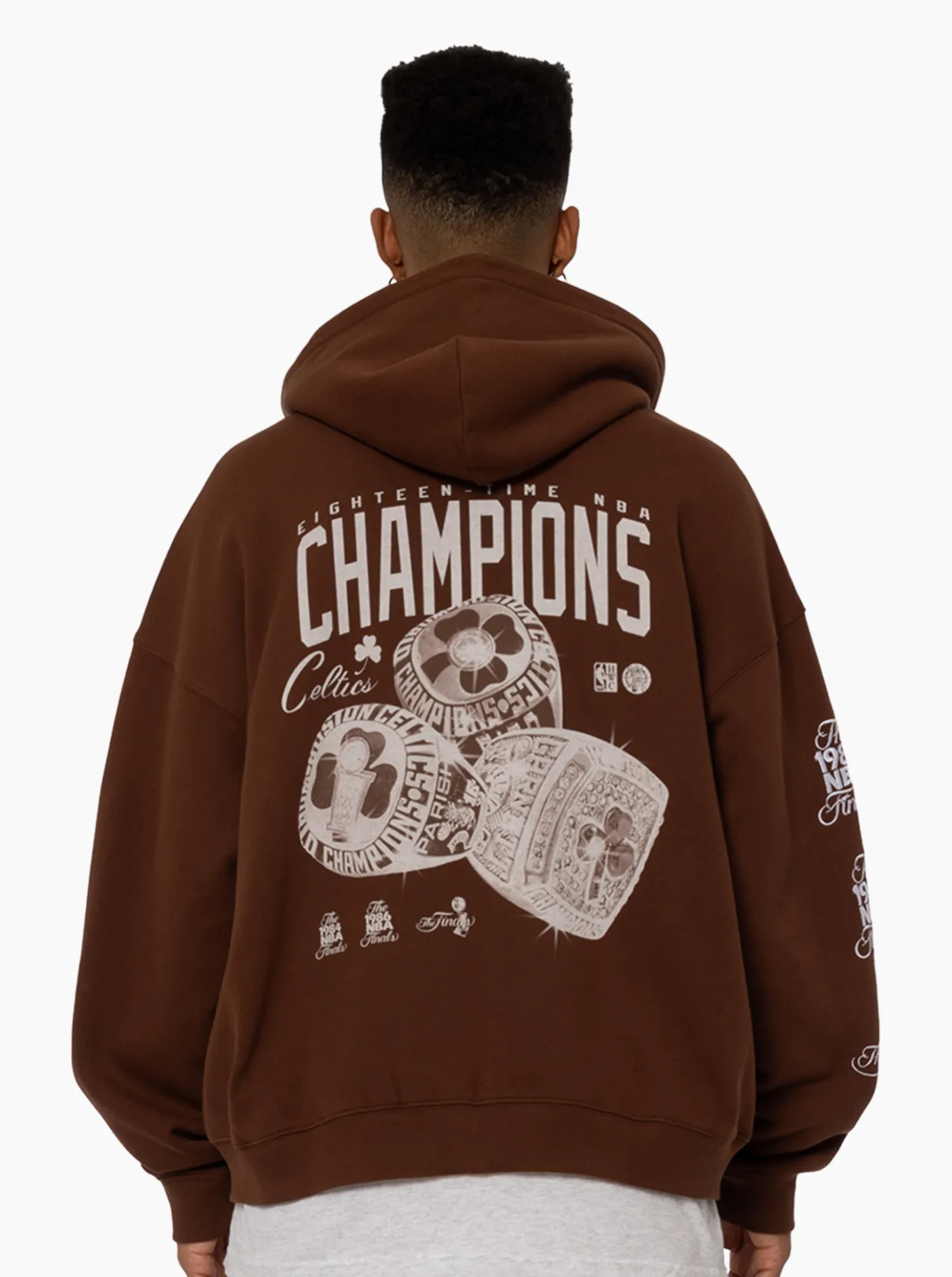 Mitchell & Ness Hoodies & Crews-Boston Celtics Mono Champs Hoodie