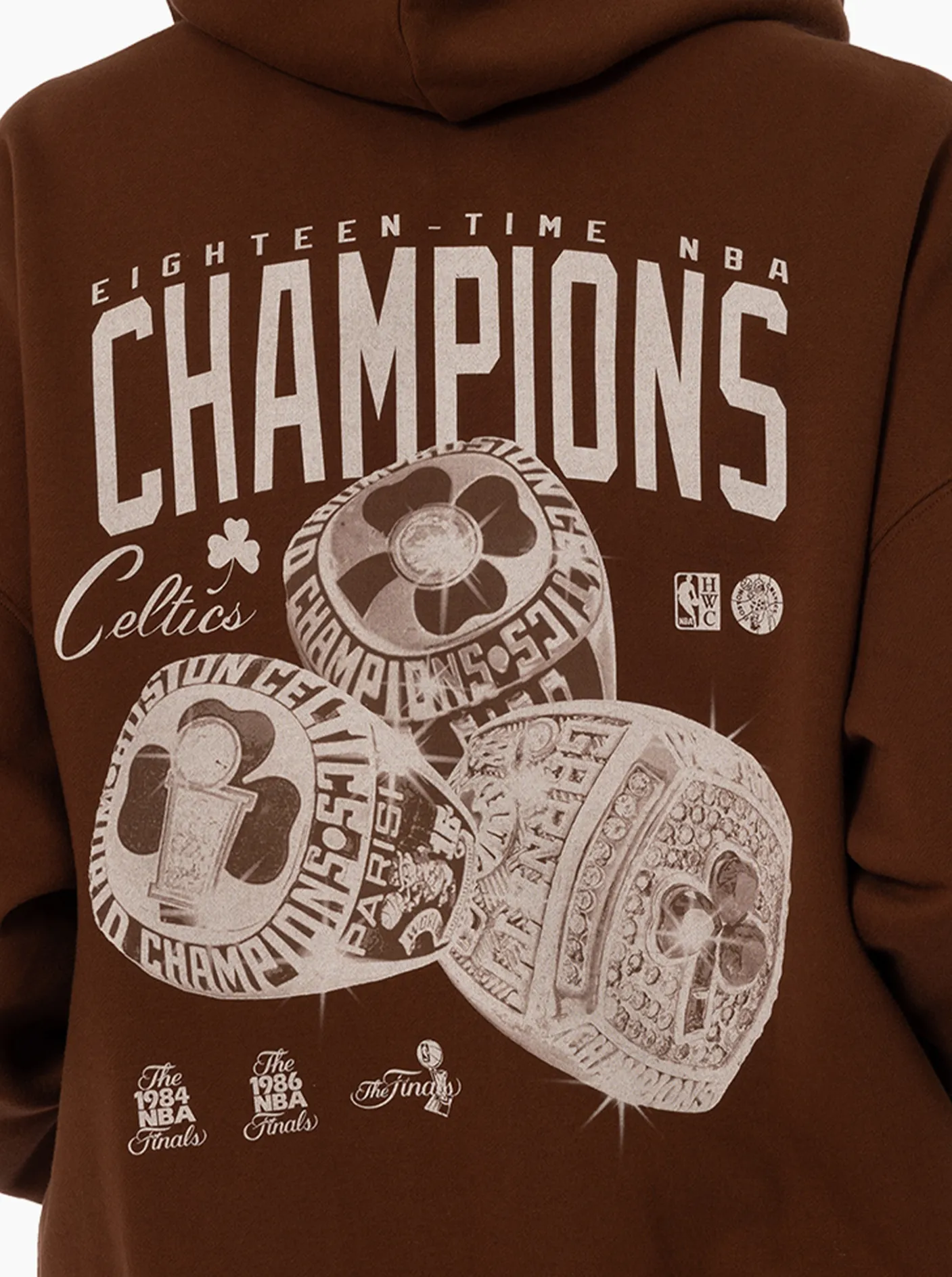 Mitchell & Ness Hoodies & Crews-Boston Celtics Mono Champs Hoodie