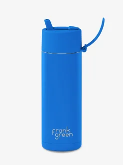 Frank Green Water Bottles-Ceramic Reusable Bottle Blue Lagoon 20oz