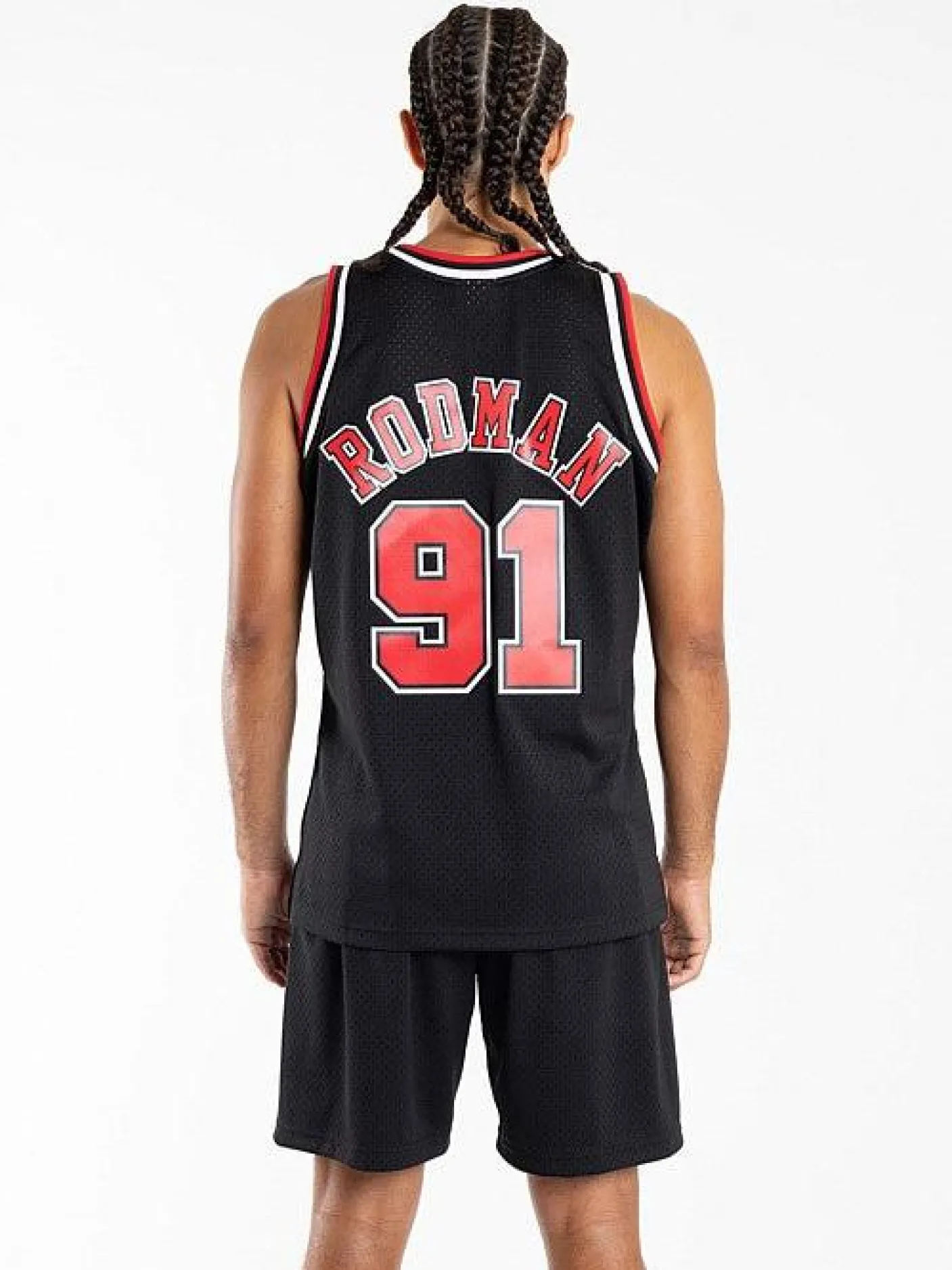 Mitchell & Ness Nba Jerseys|Tees & Singlets-Chicago Bulls 97-98 Dennis Rodman Swingman Jersey