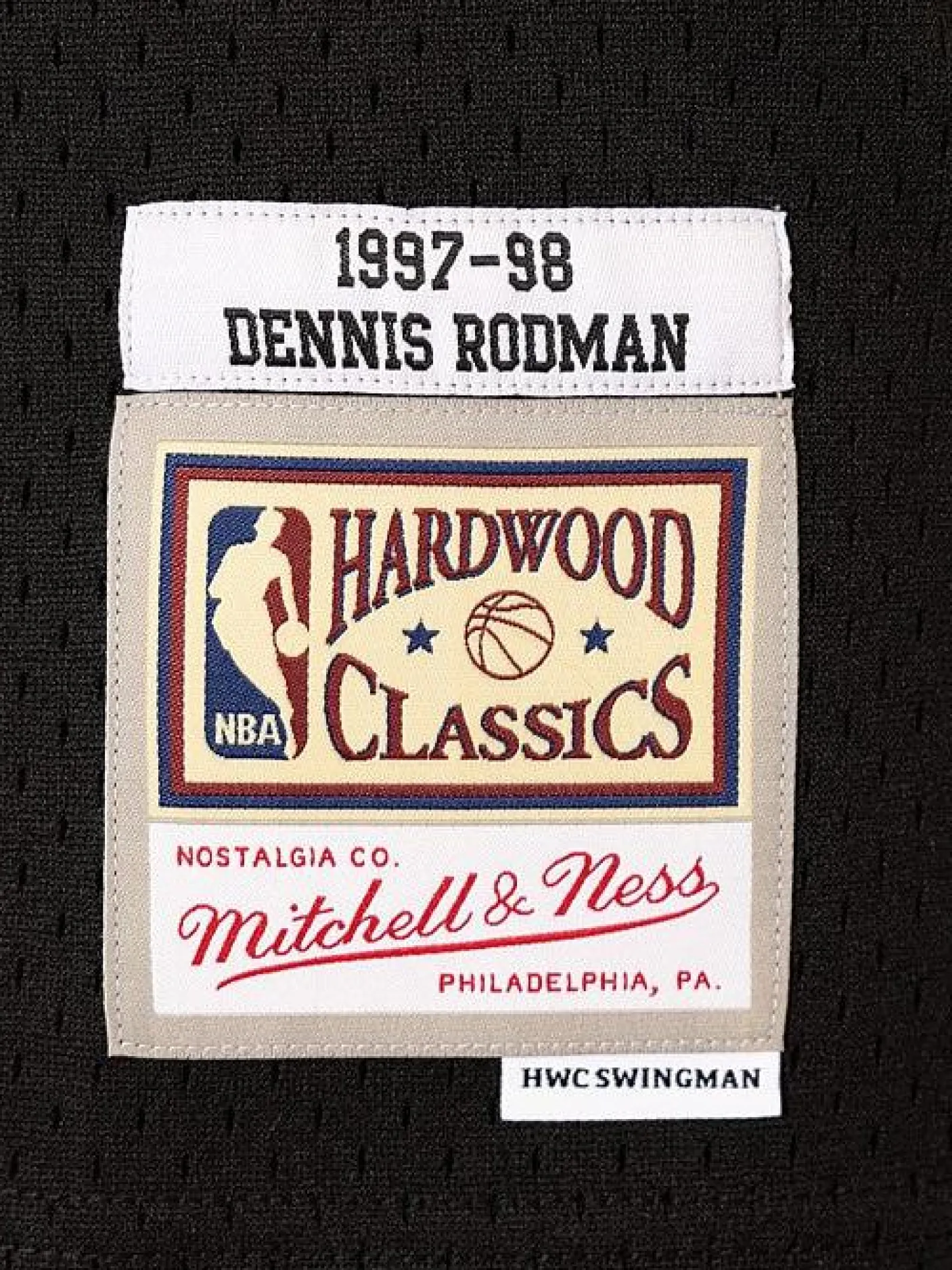 Mitchell & Ness Nba Jerseys|Tees & Singlets-Chicago Bulls 97-98 Dennis Rodman Swingman Jersey