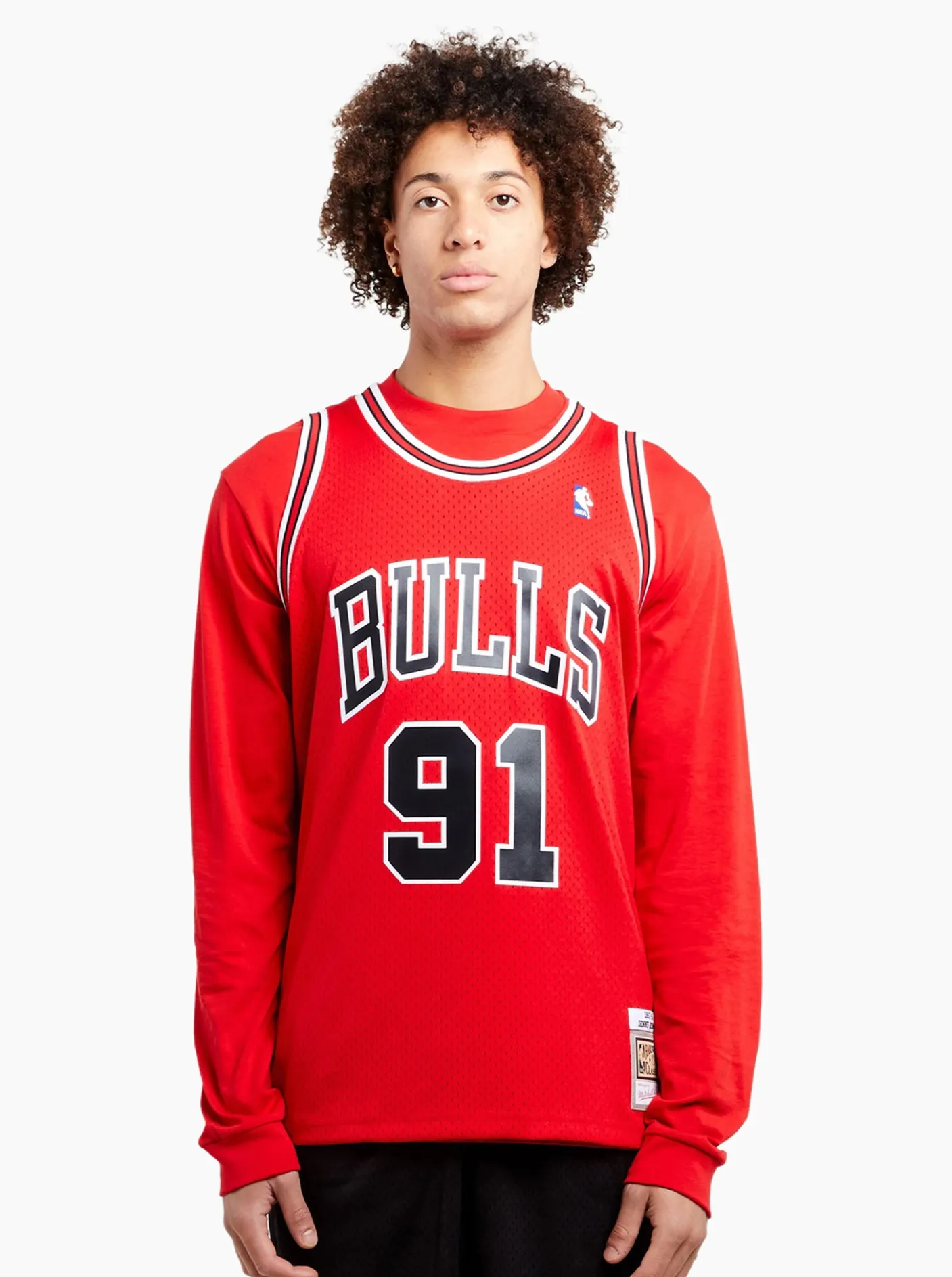 Mitchell & Ness Nba Jerseys|Tees & Singlets-Chicago Bulls Dennis Rodman 97-98 Swingman Jersey