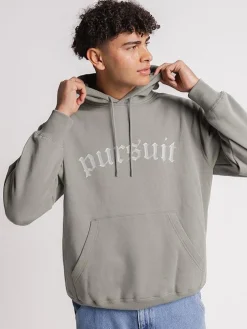 Pursuit of Happiness Hoodies & Crews-Chrome Heavyweight Pullover in Olive