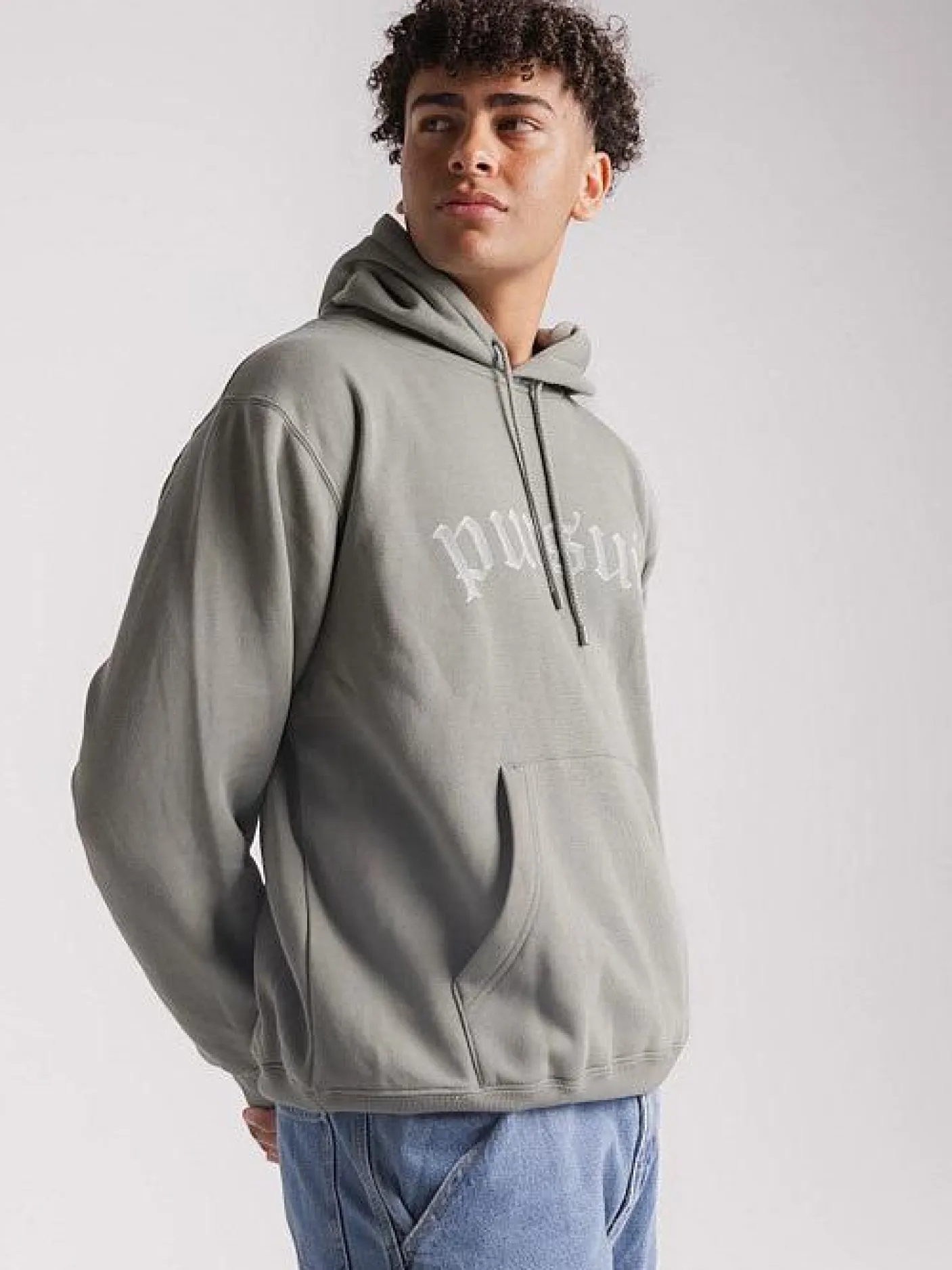 Pursuit of Happiness Hoodies & Crews-Chrome Heavyweight Pullover in Olive