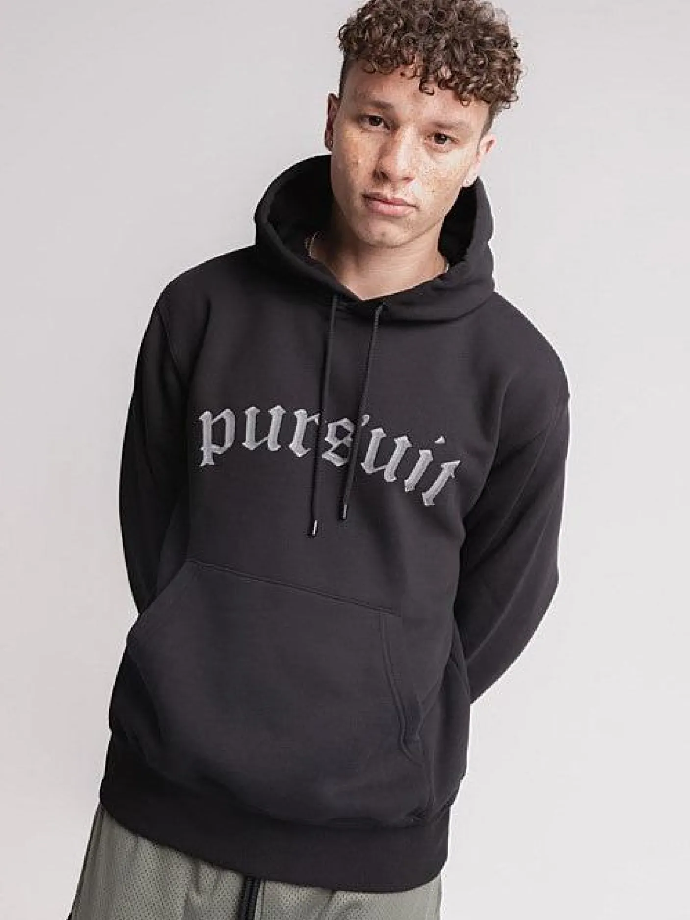 Pursuit of Happiness Tees & Singlets-Chrome Heavyweight Pullover in Black