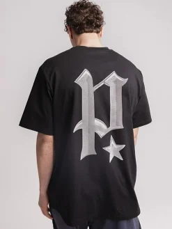 Pursuit of Happiness Tees & Singlets-Chrome Track Tee in Black
