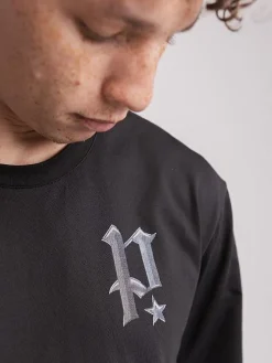 Pursuit of Happiness Tees & Singlets-Chrome Track Tee in Black
