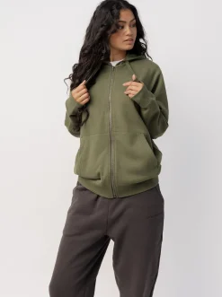The Joggers Club Hoodies & Crews-Classic Full Zip In Fern