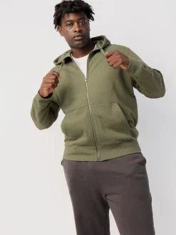 The Joggers Club Hoodies & Crews-Classic Full Zip In Fern