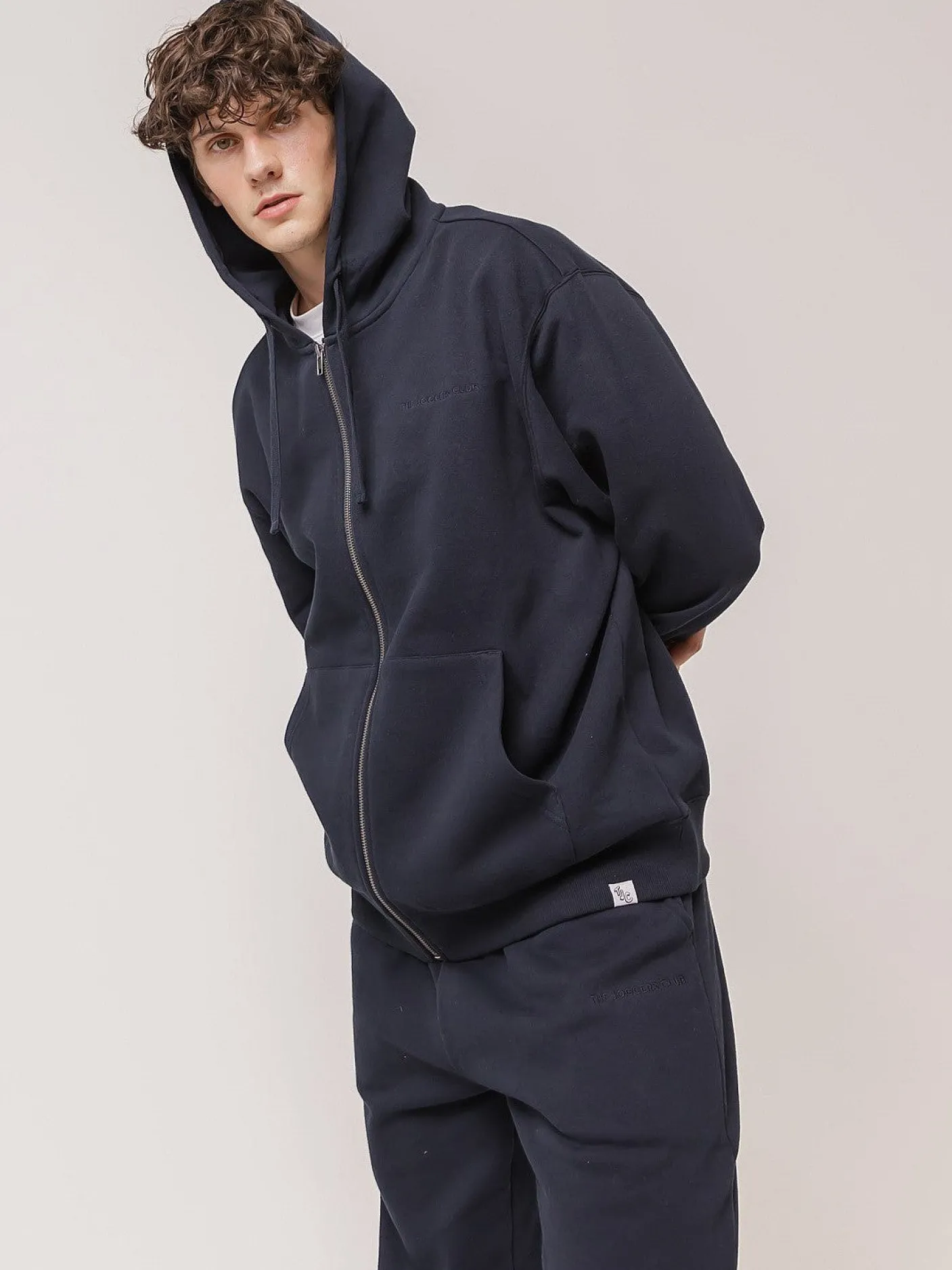 Women The Joggers Club Hoodies & Crews|Hoodies & Crews-Classic Full Zip In Midnight Navy