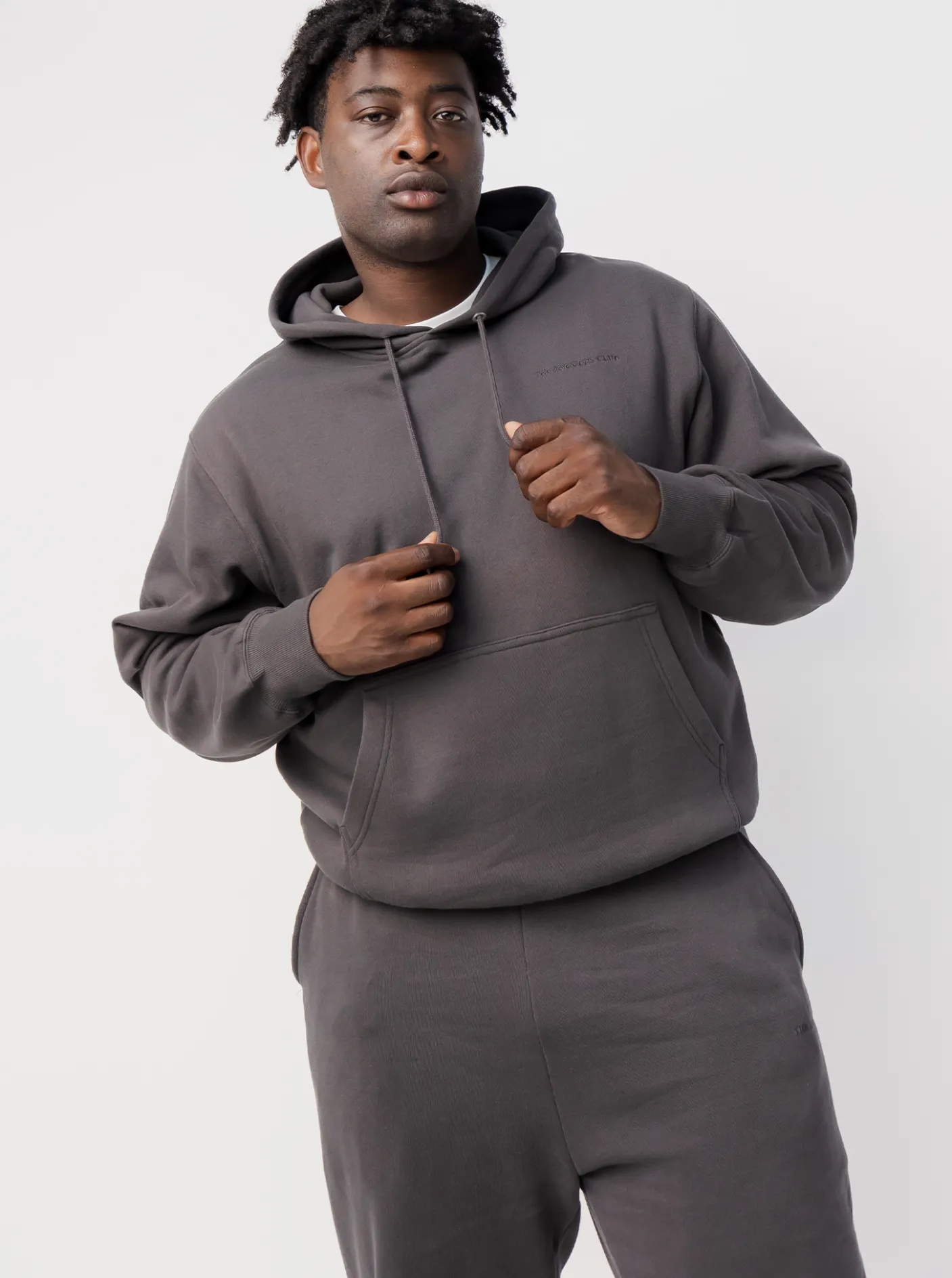 Women The Joggers Club Hoodies & Crews|Hoodies & Crews-Classic Hood In Washed Black