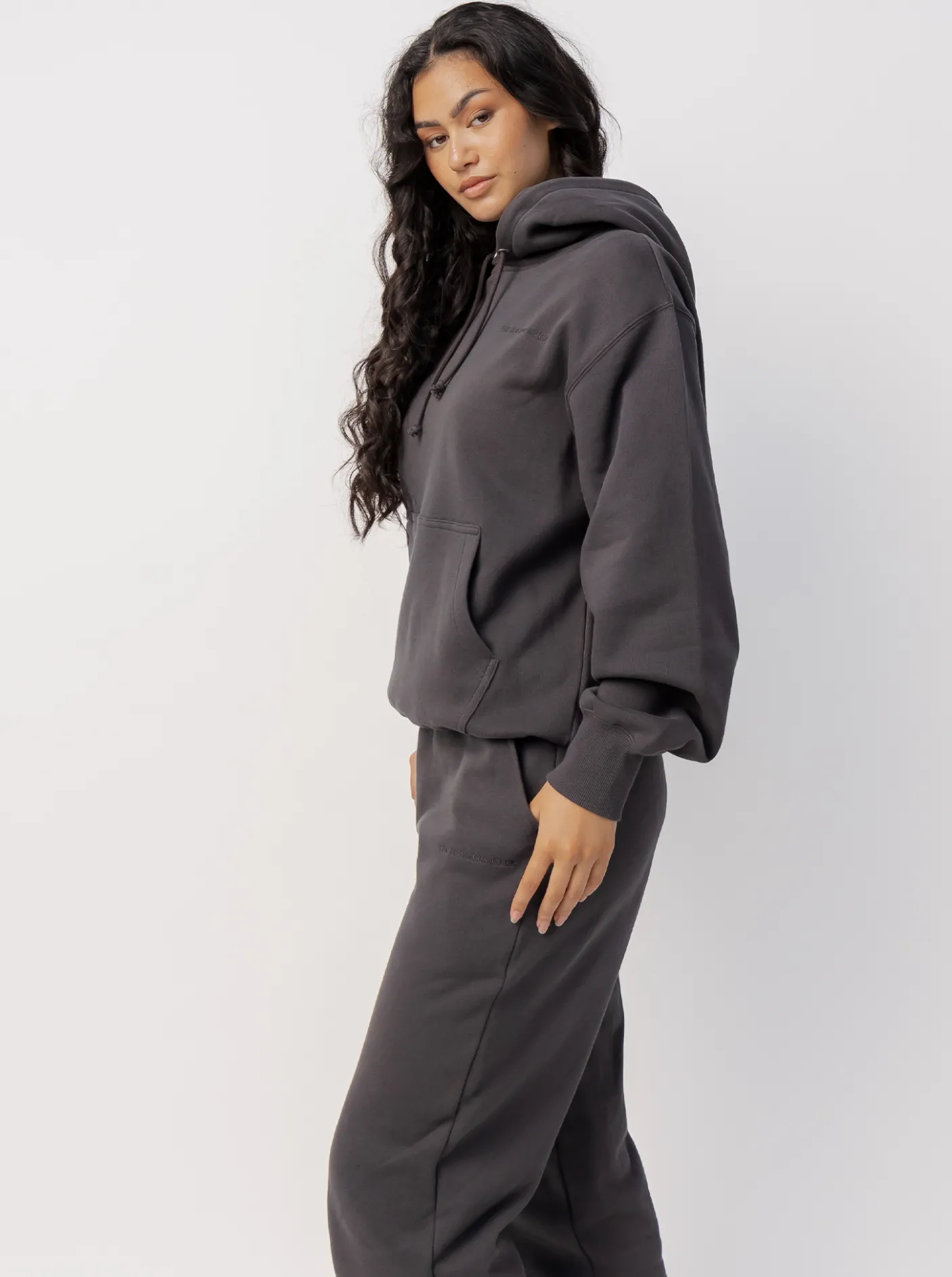 Women The Joggers Club Hoodies & Crews|Hoodies & Crews-Classic Hood In Washed Black