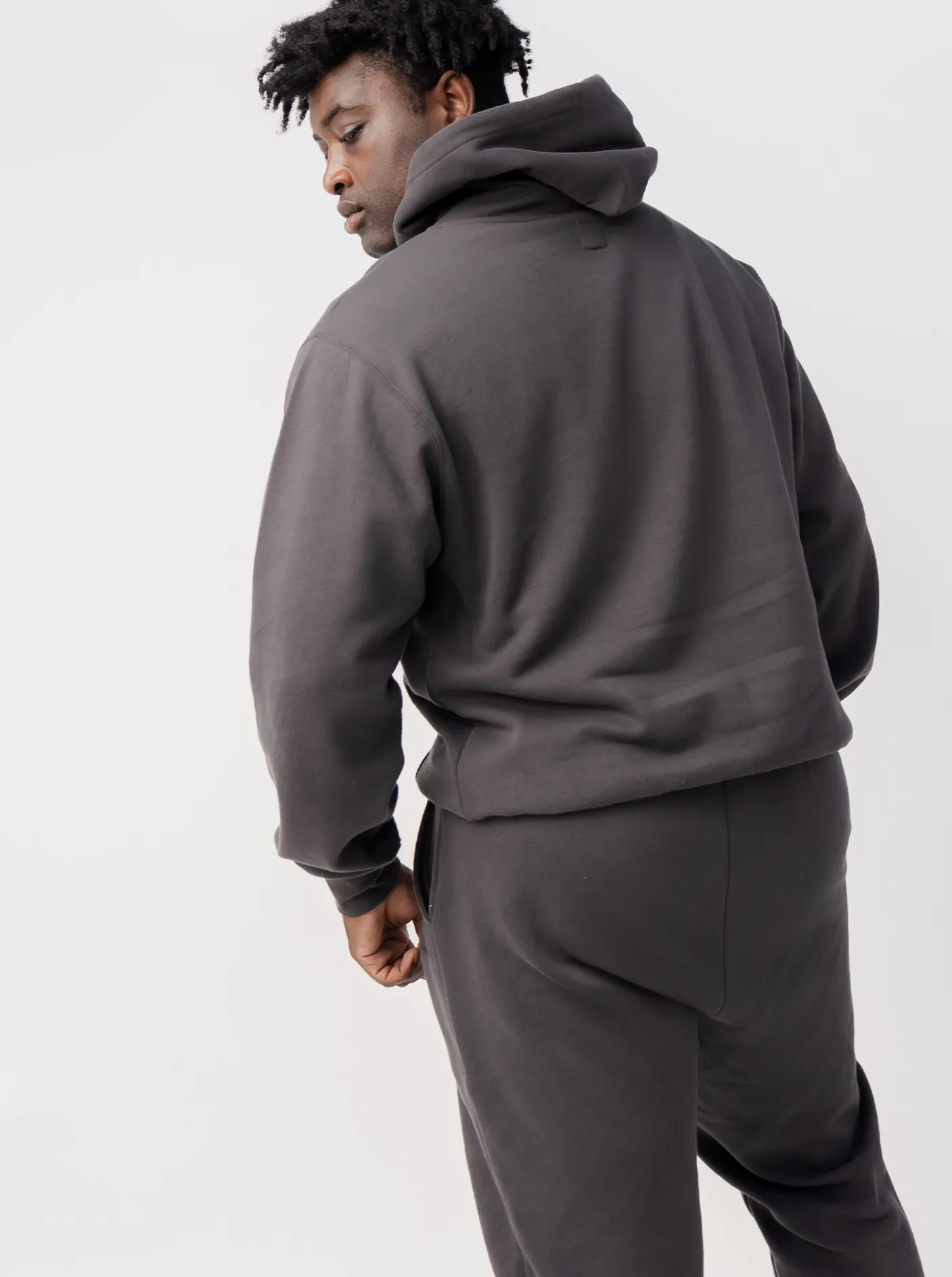 Women The Joggers Club Hoodies & Crews|Hoodies & Crews-Classic Hood In Washed Black
