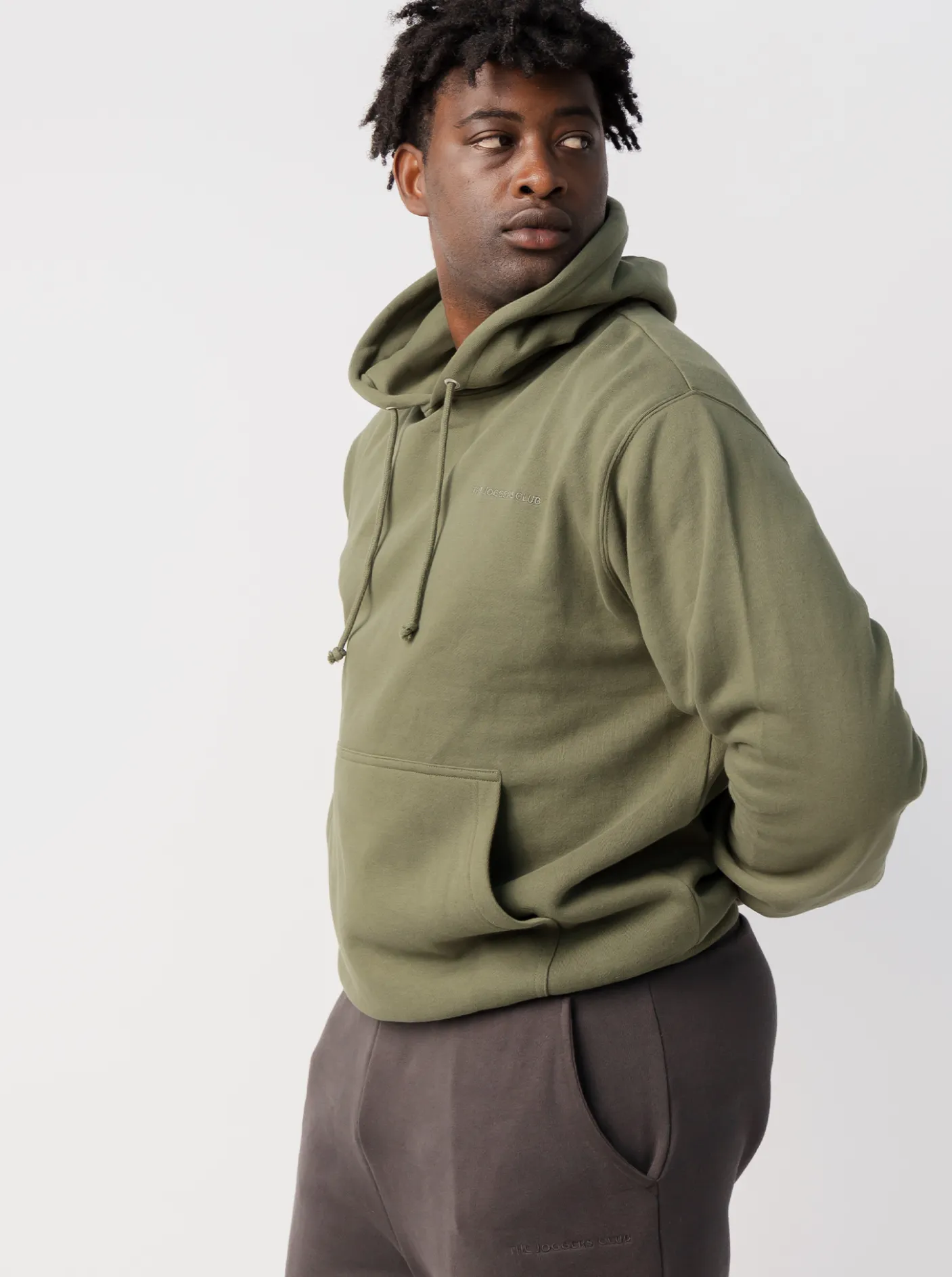 The Joggers Club Hoodies & Crews-Classic Hoodie In Fern