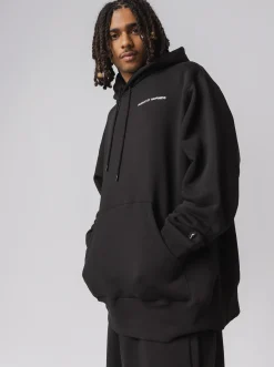 Pursuit of Happiness Hoodies & Crews-Classic Logo Heavyweight Pullover in Court Black