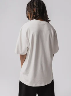 Pursuit of Happiness Tees & Singlets-Classic Logo Heavyweight Track Tee in Off-White