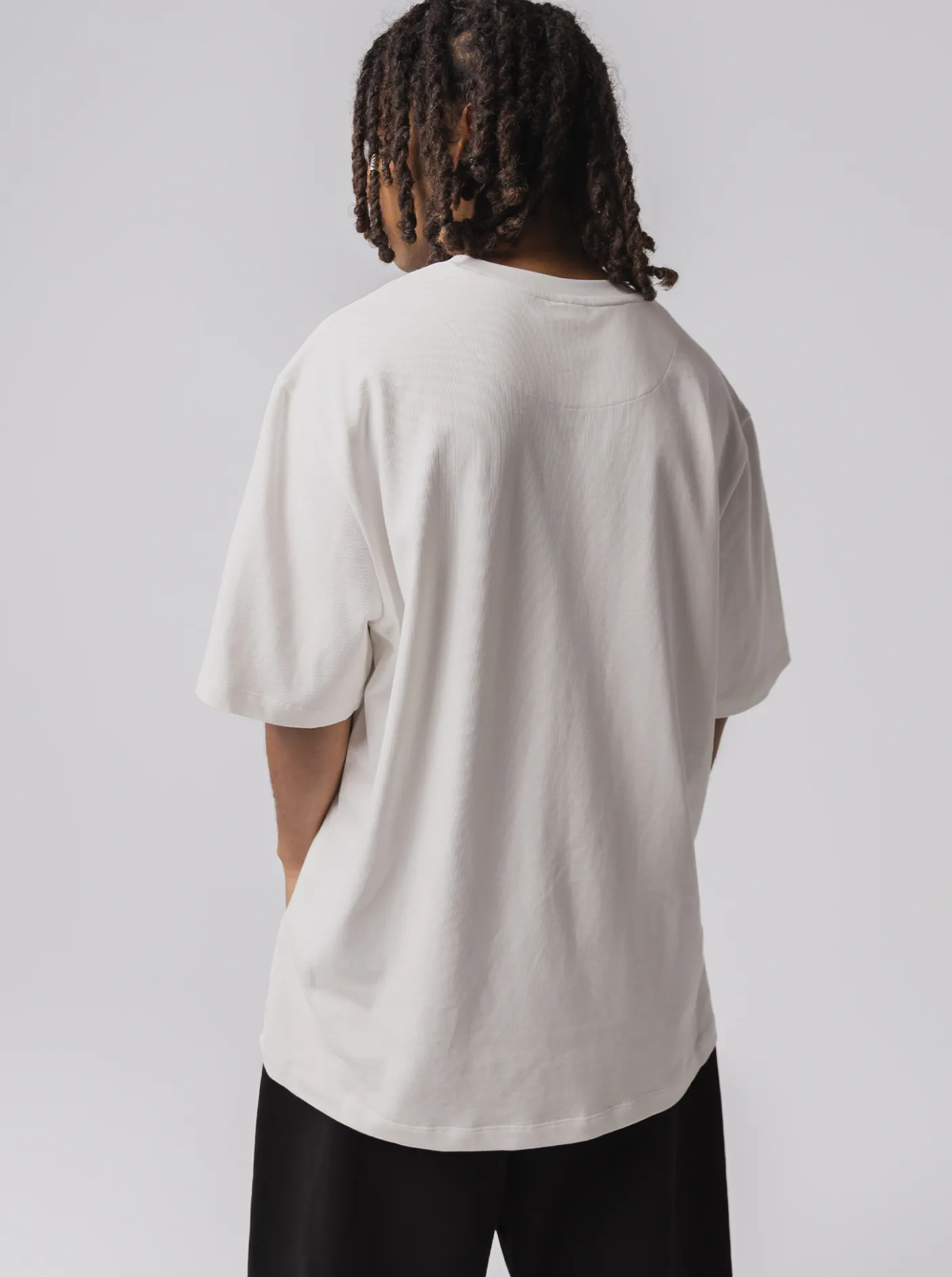 Pursuit of Happiness Tees & Singlets-Classic Logo Heavyweight Track Tee in Off-White