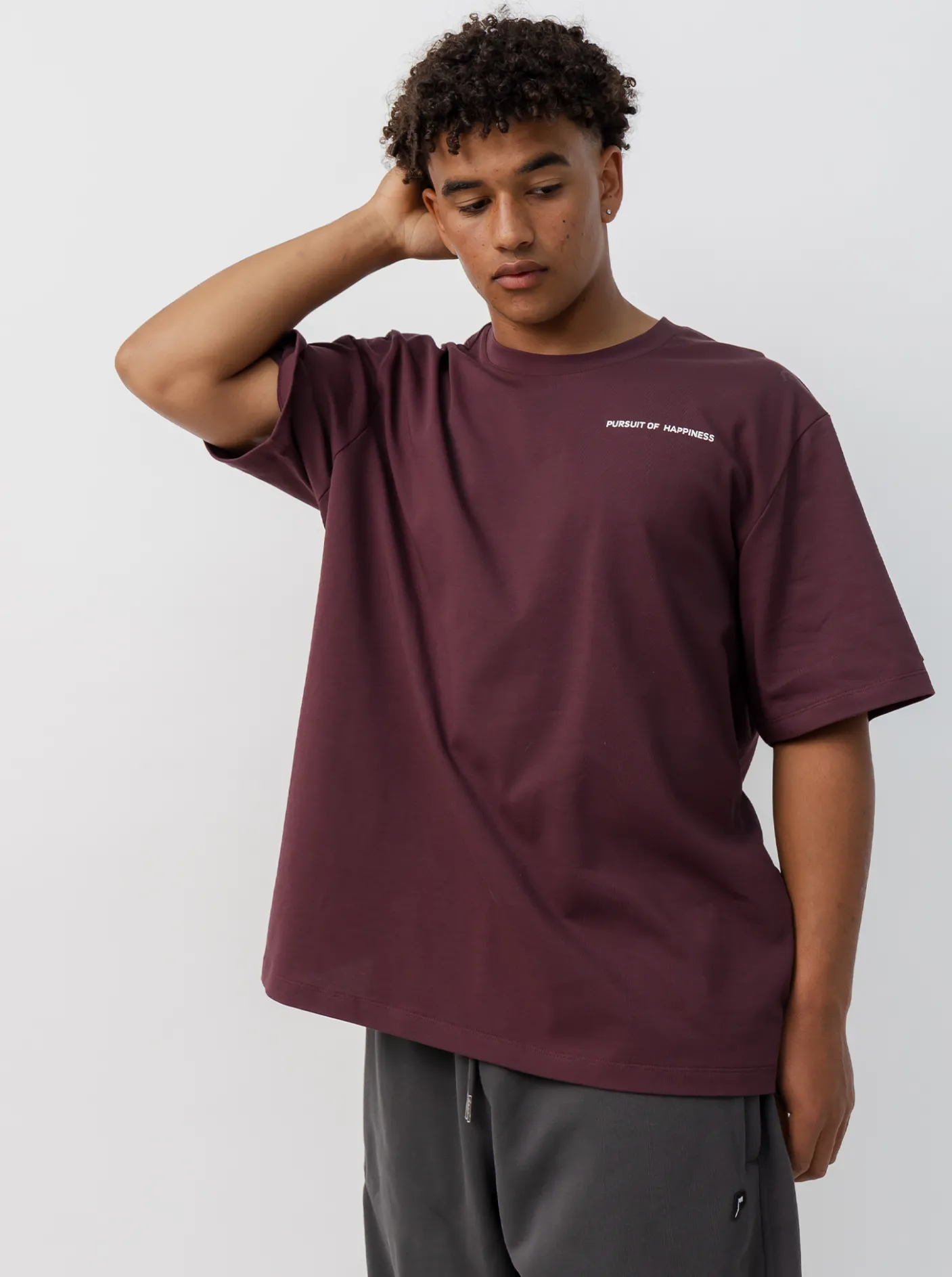 Pursuit of Happiness Tees & Singlets-Classic Logo Heavyweight Track Tee