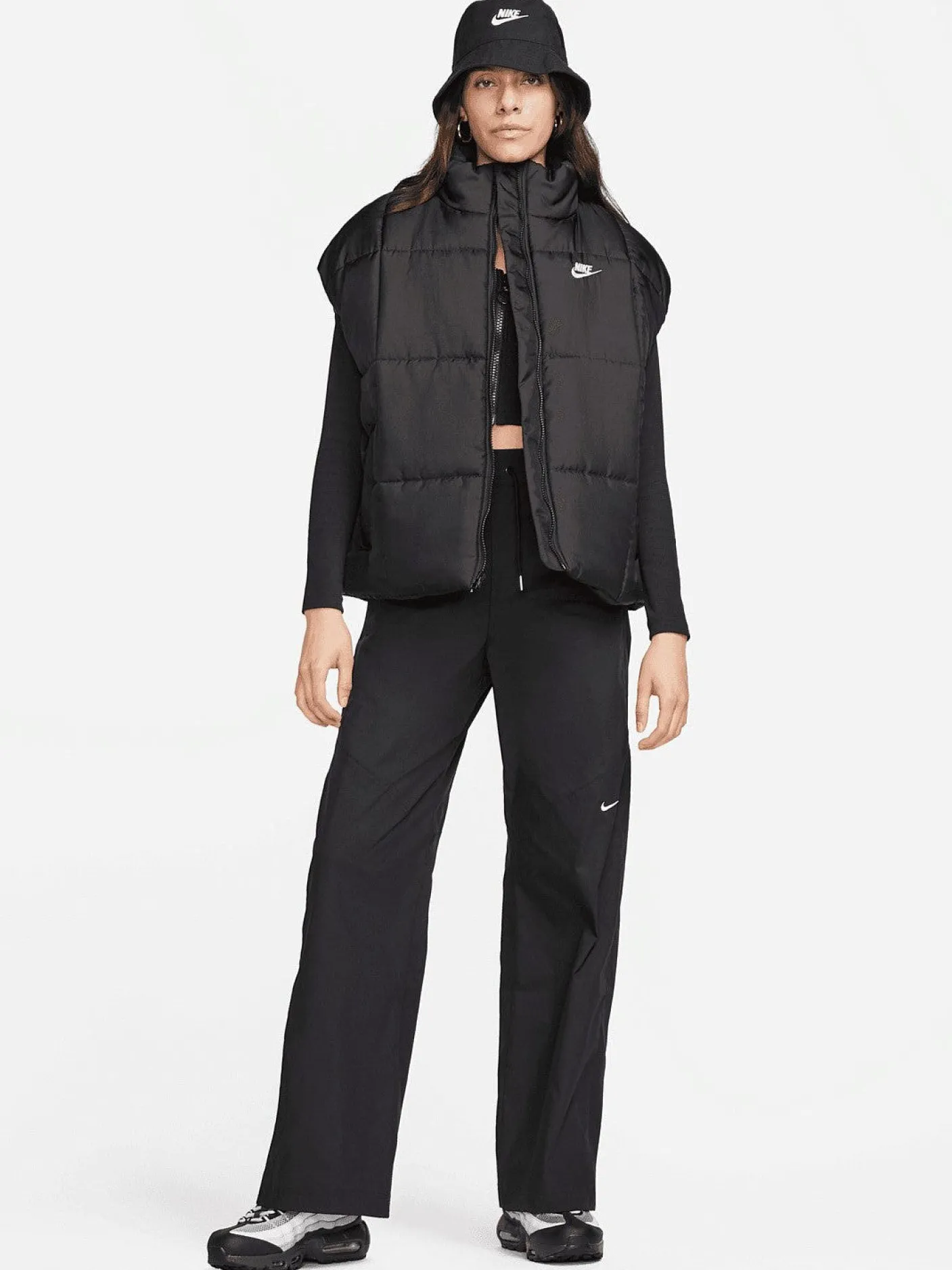 Women Nike Puffers|Jackets & Vests-Classic Puffer Therma-FIT Vest