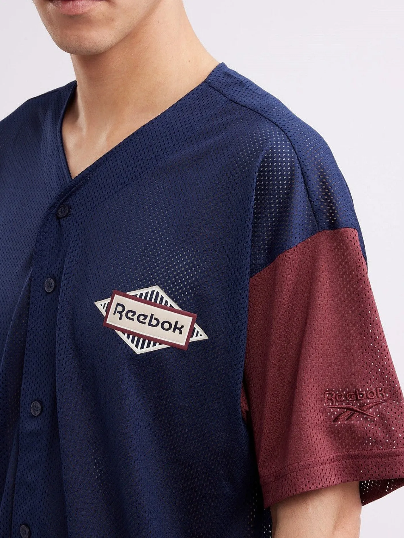Reebok Tees & Singlets-Classic Signature Baseball Jersey