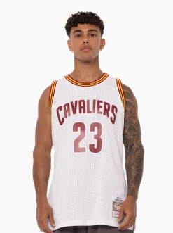 Mitchell & Ness Nba Jerseys-Cleveland Cavaliers 2015-16 Lebron James Swingman Jersey