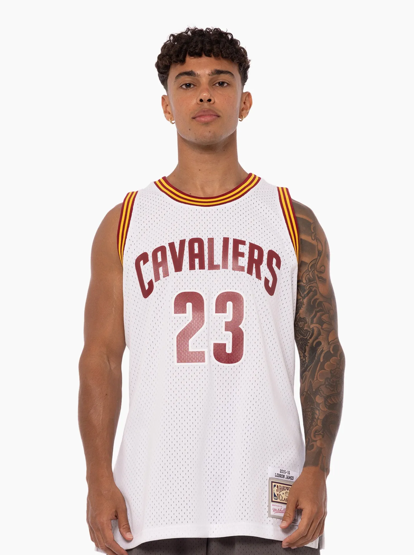 Mitchell & Ness Nba Jerseys-Cleveland Cavaliers 2015-16 Lebron James Swingman Jersey